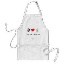 Vrede, liefde en Avocados Apron