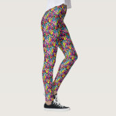 Vrede, liefde en bloemen leggings (Rechts)