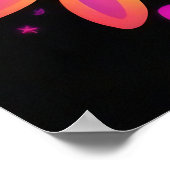 Vrede, liefde en bloemen poster (Hoek)