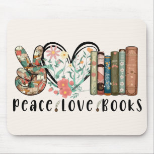 Vrede, Liefde en Boeken Muismat