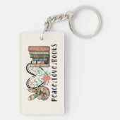 Vrede, Liefde en Boeken Sleutelhanger (achterkant)