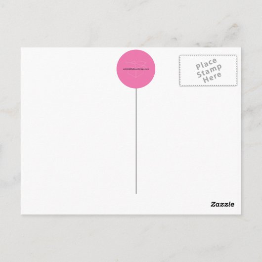 Vrede, liefde en campagne briefkaart (Achterkant)