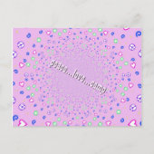 Vrede, liefde en campagne briefkaart (Voorkant)