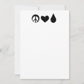 Vrede Liefde en Colostrum briefkaarten (Voorkant)