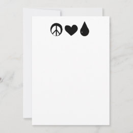 Vrede Liefde en Colostrum briefkaarten