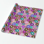 Vrede Liefde en Donuts Cadeaupapier (Uitgerold)