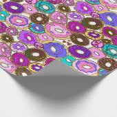 Vrede Liefde en Donuts Cadeaupapier (Hoek)