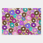 Vrede Liefde en Donuts Inpakpapier Vel (Voorkant 3)
