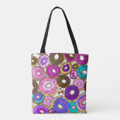 Vrede Liefde en Donuts Tote Bag (Achterkant)