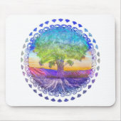 Vrede, liefde en evenwicht in het leven muismat (Voorkant)