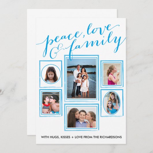 Vrede, liefde en familie (Voorkant / Achterkant)