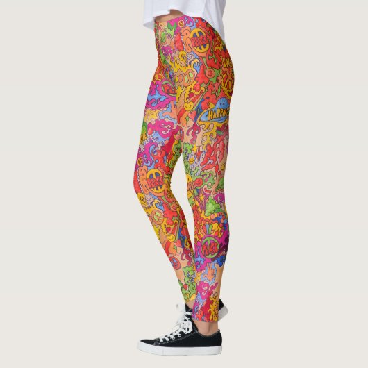 Vrede, liefde en geluk leggings (Links)