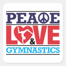 Vrede, Liefde en Gymnastiek Sticker