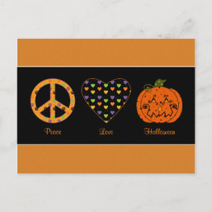 Vrede, Liefde en het Briefkaart van Halloween