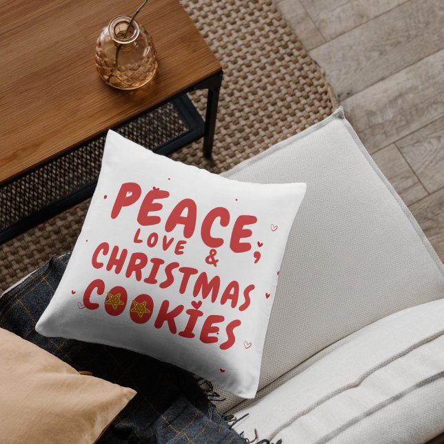 Vrede, liefde en kerstkoekjes kussen (Creator heeft geüpload)