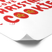 Vrede, liefde en kerstkoekjes poster (Hoek)