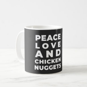 VREDE LIEFDE EN KIPNUGGETS - SARCASTISCH  KOFFIEMOK