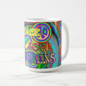 Vrede, liefde en kippen koffiemok (Voorkant rechts)