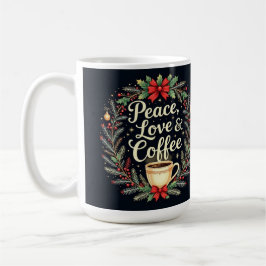 Vrede Liefde en koffie Koffiemok