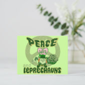 Vrede, Liefde en Leprechauns Briefkaart (Staand voorkant)