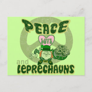 Vrede, Liefde en Leprechauns Briefkaart