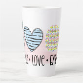 Vrede, Liefde en Pasen Latte Mok (Voorkant)