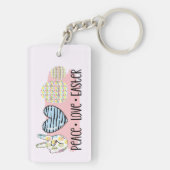 Vrede, Liefde en Pasen Sleutelhanger (achterkant)