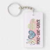 Vrede, Liefde en Pasen Sleutelhanger (Voorkant)