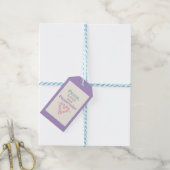 Vrede, Liefde en Pepermunt Cadeaulabel (Met Touw)