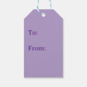 Vrede, Liefde en Pepermunt Cadeaulabel (Achterkant)