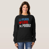 Vrede liefde en Poedels Trui (Voorkant volledig)
