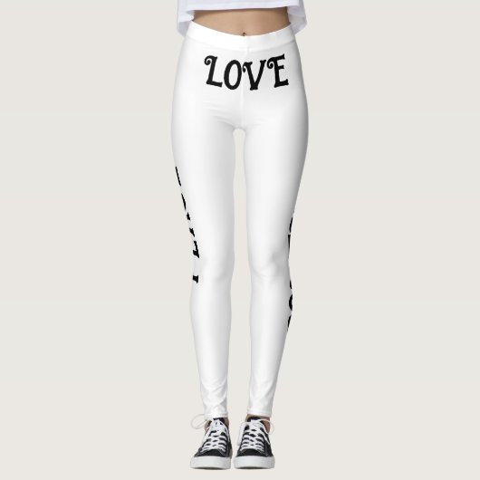 Vrede, liefde en positiviteit leggings (Voorkant)