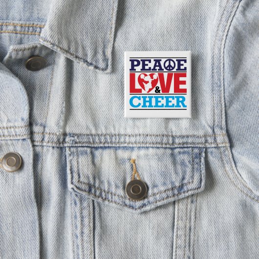 Vrede, liefde en pure Button (In situ)