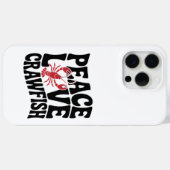 Vrede Liefde en Rivierkreeften Cajun Case-Mate iPhone Case (Achterkant (horizontaal))