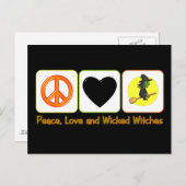 Vrede, liefde en schurken briefkaart (Voorkant / Achterkant)