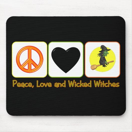 Vrede, liefde en schurken muismat (Voorkant)