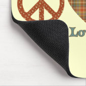 Vrede, liefde en sleuven muismat (Hoek)