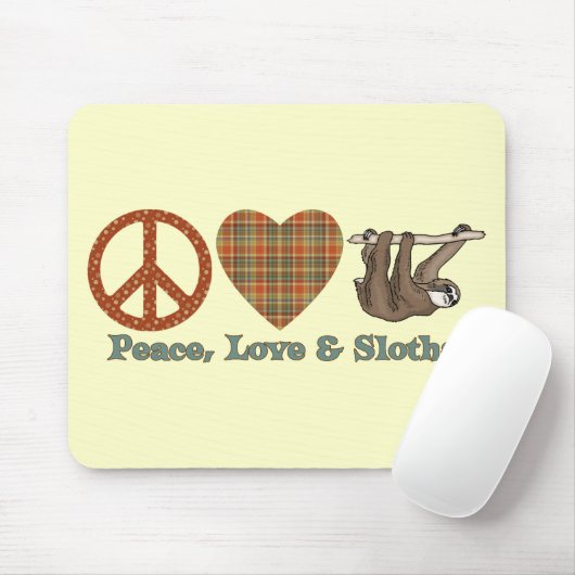 Vrede, liefde en sleuven muismat (Met muis)