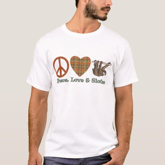 Vrede, liefde en sleuven t-shirt (Voorkant)