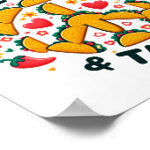 Vrede, Liefde, en Tacos Digitale Download - Perfec Poster (Hoek)