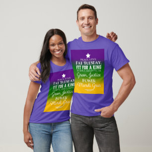 Vrede, Liefde en Vette Dinsdag T-shirt