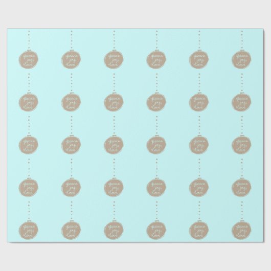 Vrede, Liefde en Vreugde Cadeaupapier (Vlak)