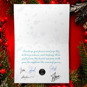 Vrede, liefde en vreugde krans Kerstmis Folie Feestdagenkaart