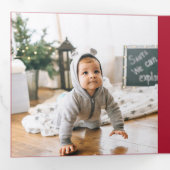 Vrede, liefde en vreugde | Multifoto Drieluik Wenskaart (Binnenzijde eerst)