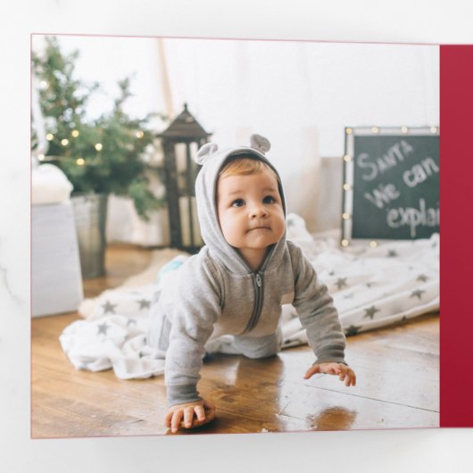 Vrede, liefde en vreugde | Multifoto Drieluik Wenskaart (Binnenzijde eerst)