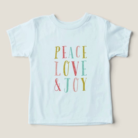 Vrede Liefde en Vreugde Whimsical Vakantie (Design voorkant)