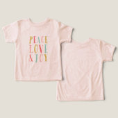 Vrede Liefde en Vreugde Whimsical Vakantie (Ontwerp Voorkant & Achterkant)