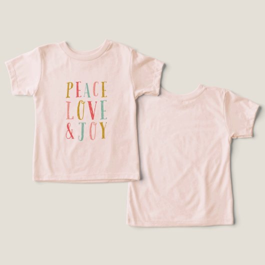 Vrede Liefde en Vreugde Whimsical Vakantie (Ontwerp Voorkant & Achterkant)