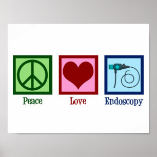 Vrede Liefde Endoscopie Poster