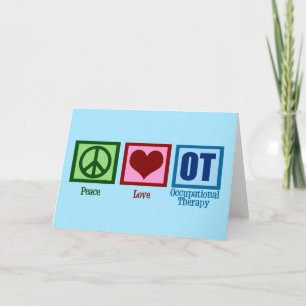 Vrede Liefde Ergotherapie Feestdagen Kaart